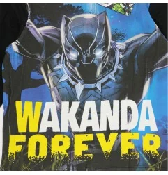 Marvel Avengers Βαμβακερή πιτζάμα για αγόρια (VH2090 black) - Χειμωνιάτικες / εποχιακές πιτζάμες
