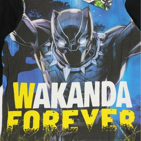 Marvel Avengers Βαμβακερή πιτζάμα για αγόρια (VH2090 black)