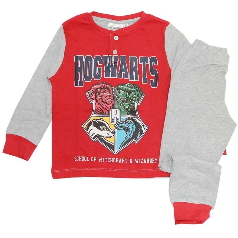 Harry Potter Βαμβακερή πιτζάμα για αγόρια (VH2094 grey) Harry Potter Βαμβακερή πιτζάμα για αγόρια (VH2094 grey)