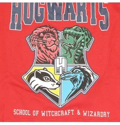 Harry Potter Βαμβακερή πιτζάμα για αγόρια (VH2094 red) - Χειμωνιάτικες / εποχιακές πιτζάμες