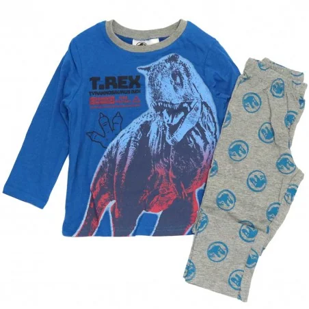 Jurassic World Βαμβακερή Εποχιακή πιτζάμα Για Αγόρια (VH2135 blue) - Χειμωνιάτικες / εποχιακές πιτζάμες