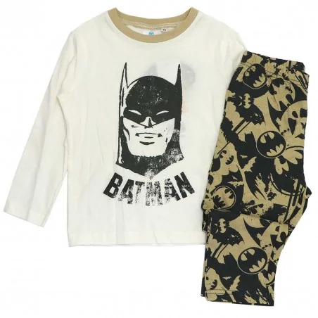 Batman Παιδική βαμβακερή πιτζάμα για αγόρια (VH2151 ecru) - Χειμωνιάτικες / εποχιακές πιτζάμες