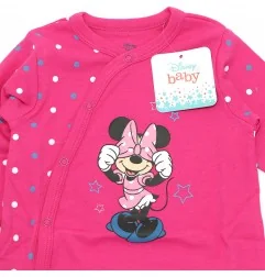 Disney Baby Minnie Mouse Βρεφικό βαμβακερό Φορμάκι (DIS MF 51 05 1010 Fux)