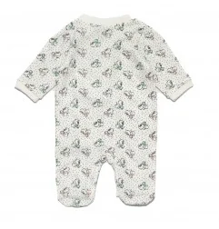 Βρεφικό Βαμβακερό Φορμάκι Disney Baby Minnie Mouse – 100% Cotton με Κλειστά Πέλματα (Ecru/Pink) (RH0327) - Φορμάκια εποχικά (...