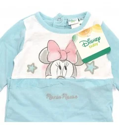 Disney Baby Minnie Mouse βρεφικό βαμβακερό φορμάκι για κορίτσια (ER0175A)