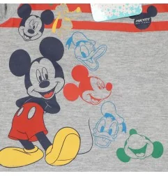 Disney Baby Mickey Mouse & Friends – Βρεφικό Βαμβακερό Μακρυμάνικο Μπλουζάκι (VH0008 grey)