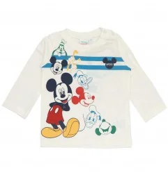 Disney Baby Mickey Mouse Βρεφικό βαμβακερό μπλουζάκι (VH0008) - Μπλουζάκια Μακρυμάνικα (μακό)