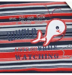 Βρεφικό Μπλουζάκι Φάκελος Whale (0013) - Μπλουζάκια Μακρυμάνικα (μακό)