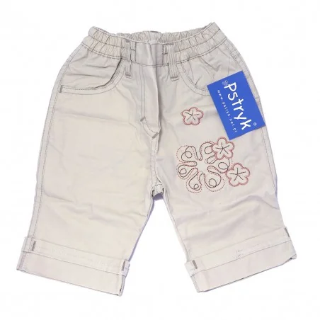 Βρεφικό παντελόνι κάπρι για κορίτσια (94-213) - Παντελόνια - Φόρμες