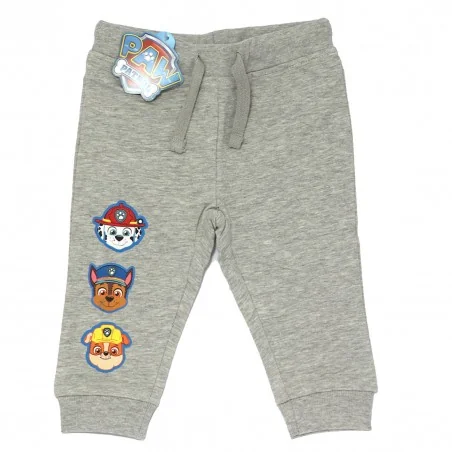 Βρεφικό Εποχιακό Παντελόνι Φόρμας Paw Patrol – Γκρι Μελανζέ με Λάστιχο (PAW 51 11 1782)