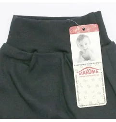 Makoma βρεφικό παντελόνι με κλειστό ποδαράκι Black (0805CZ)