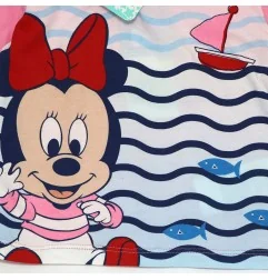 Βρεφική Βαμβακερή Πιτζάμα Disney Baby "Minnie Mouse" – Ροζ/Λευκό (100% Βαμβάκι) (ET0309Α) - Πιτζάμες