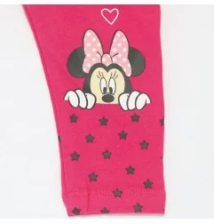 Βρεφικό Κολάν Disney Baby Minnie Mouse - Φούξια με Σχέδια Καρδιές & Αστέρια (CTL91031C)