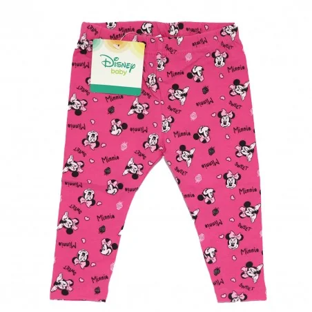 Βρεφικό Βαμβακερό Κολάν Disney Baby "Minnie Mouse Sweet" – Φούξια (DISM91032C)