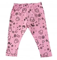 Disney Baby Minnie Mouse – Βρεφικό Βαμβακερό Χειμωνιάτικο Κολάν (Baby Pink) (DISM01046C) - Κολάν