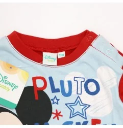 Βρεφική Πιτζάμα Mickey Mouse & Pluto 2 Τεμαχίων – 100% Βαμβακερή, Κόκκινο (HS0336.I00.B Red) - Πιτζάμες
