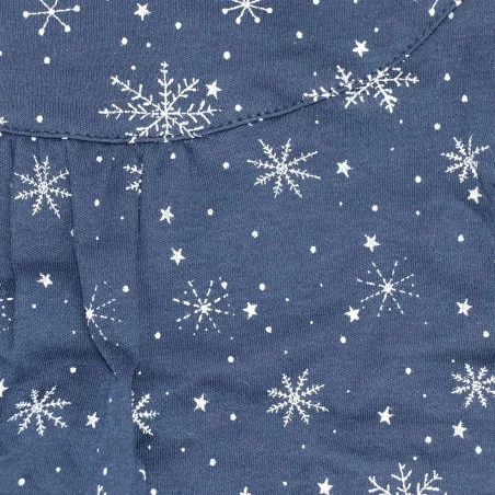 Βρεφικό Μακρυμάνικο Φόρεμα Makoma "Snowflake" - 100% Βαμβακερό - Navy Blue (40171A) Βρεφικό Μακρυμάνικο Φόρεμα Makoma "Snowflake" - 100% Βαμβακερό - Navy Blue (40171A)