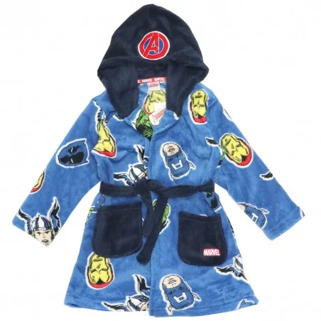 Marvel Avengers Παιδική Ρόμπα Fleece coral (VH2054 blue) - Παιδικές Ρόμπες
