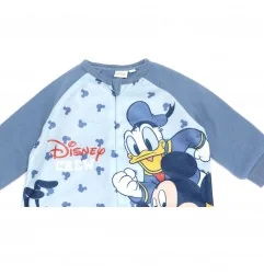 Disney Baby Mickey Mouse Βρεφικό Fleece Φορμάκι (VH0337 blue) - Φορμάκια χειμωνιάτικα (βελουτέ, fleece)