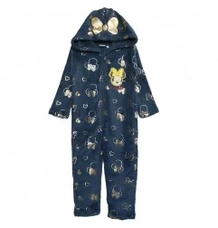 Disney Minnie Mouse ολόσωμη πιτζάμα fleece coral για κορίτσια (TH2061B) - Ολόσωμες Πιτζάμες