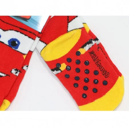 Disney Cars Παιδικές Αντιολισθητικές Κάλτσες πετσετέ (VH0615 red)
