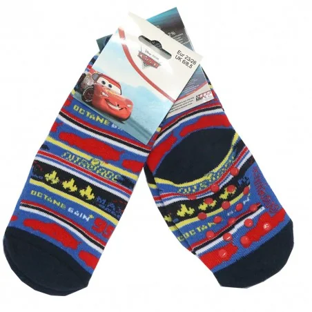 Disney Cars Παιδικές Αντιολισθητικές Κάλτσες πετσετέ (VH0615 blue) - Κάλτσες χειμωνιάτικες - αντιολισθητικές αγόρι