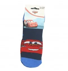 Disney Cars Παιδικές Αντιολισθητικές Κάλτσες πετσετέ (VH0615 navy) - Κάλτσες χειμωνιάτικες - αντιολισθητικές αγόρι