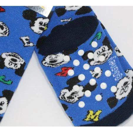 Disney Mickey Mouse Παιδικές Αντιολισθητικές Κάλτσες πετσετέ (VH0617 blue)