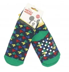 Disney Mickey Mouse Παιδικές Αντιολισθητικές Κάλτσες πετσετέ (VH0617 navy) - Κάλτσες χειμωνιάτικες - αντιολισθητικές αγόρι