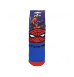 Marvel Spiderman Παιδικές Αντιολισθητικές Κάλτσες πετσετέ (VH0621 blue)