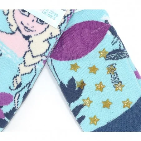 Disney Frozen Παιδικές Αντιολισθητικές Κάλτσες πετσετέ (VH0610 blue)