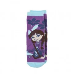 Disney Frozen Παιδικές Αντιολισθητικές Κάλτσες πετσετέ (VH0610 violet) - Κάλτσες χειμωνιάτικες - αντιολισθητικές κορίτσι