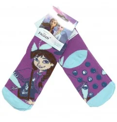 Disney Frozen Παιδικές Αντιολισθητικές Κάλτσες πετσετέ (VH0610 violet) - Κάλτσες χειμωνιάτικες - αντιολισθητικές κορίτσι