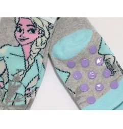 Disney Frozen Παιδικές Αντιολισθητικές Κάλτσες πετσετέ (VH0679 grey)
