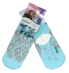 Disney Frozen Παιδικές Αντιολισθητικές Κάλτσες πετσετέ (VH0679 blue) - Κάλτσες χειμωνιάτικες - αντιολισθητικές κορίτσι