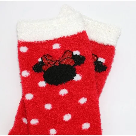 Disney Mickey Mouse γυναικείες χνουδωτές κάλτσες (VH3571 red) Disney Mickey Mouse γυναικείες χνουδωτές κάλτσες (VH3571 red)