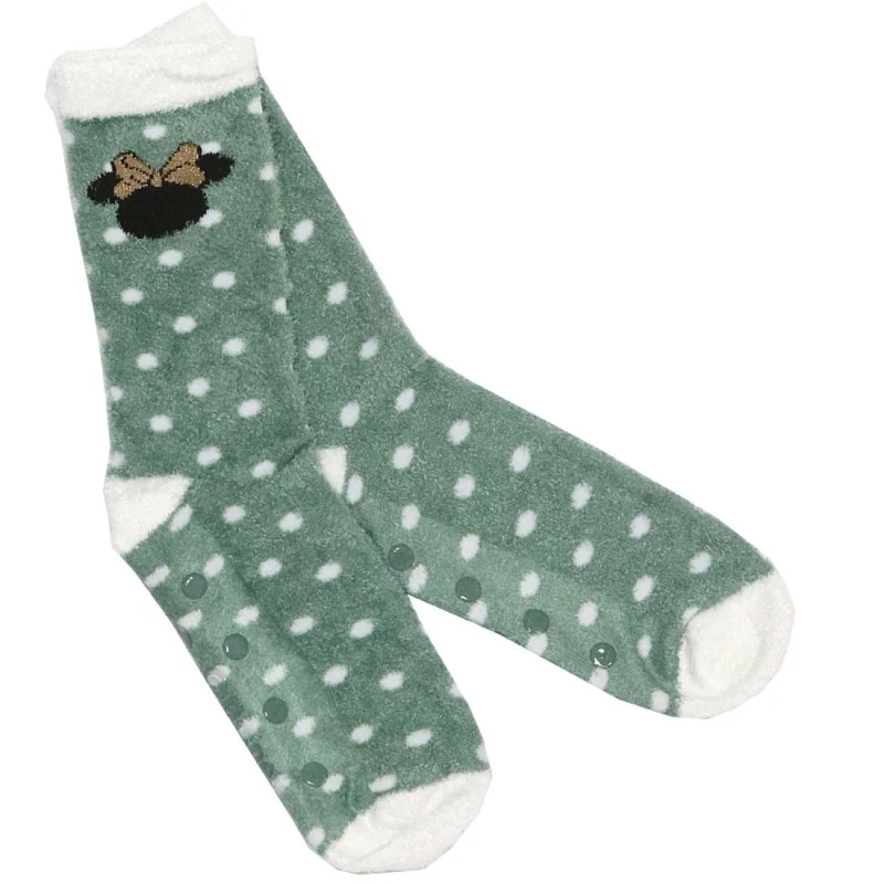 Disney Mickey Mouse γυναικείες χνουδωτές κάλτσες (VH3571 green) Disney Mickey Mouse γυναικείες χνουδωτές κάλτσες (VH3571 green)