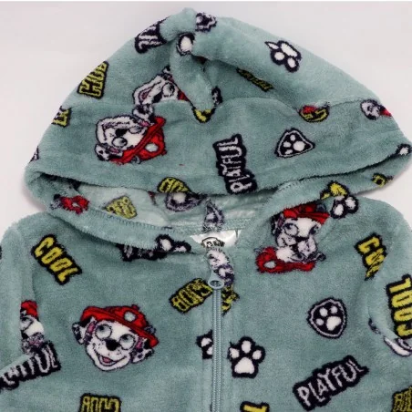 Paw Patrol Ολόσωμη Πιτζάμα Fleece Coral για αγόρια (HW2140)