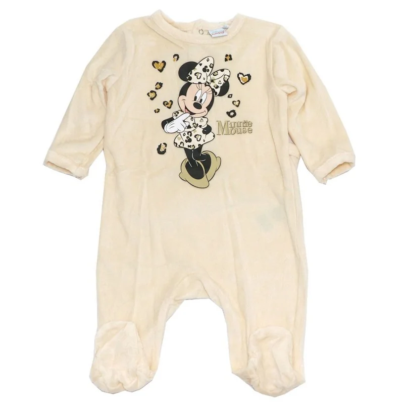 Βρεφικό Βελούδινο Φορμάκι Disney Baby Minnie Mouse - Μπεζ με Leopard Σχέδιο & Καρδιές (HU0303) Βρεφικό Βελούδινο Φορμάκι Disney Baby Minnie Mouse - Μπεζ με Leopard Σχέδιο & Καρδιές (HU0303)