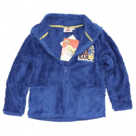 Fireman Sam παιδική ζακέτα fleece coral για αγόρια (BKY40012)