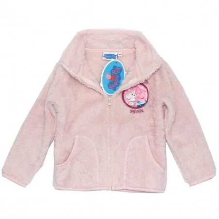 Peppa Pig παιδική ζακέτα fleece coral για κορίτσια (BKY40008) Peppa Pig παιδική ζακέτα fleece coral για κορίτσια (BKY40008)