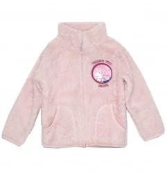Peppa Pig παιδική ζακέτα fleece coral για κορίτσια (BKY40008) - Ζακέτες
