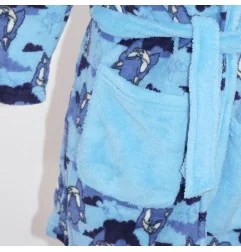 Sonic Παιδική Ρόμπα Fleece coral (HW2156 blue)