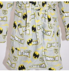 Batman Παιδική Ρόμπα Fleece coral (HW2101 grey) - Παιδικές Ρόμπες