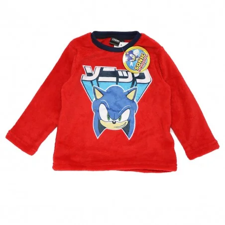 Sonic Πιτζάμα Για Αγόρια Fleece Coral (HW2153 red) Sonic Πιτζάμα Για Αγόρια Fleece Coral (HW2153 red)