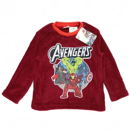 Marvel Avengers Πιτζάμα Για Αγόρια Fleece Coral (HW2089)