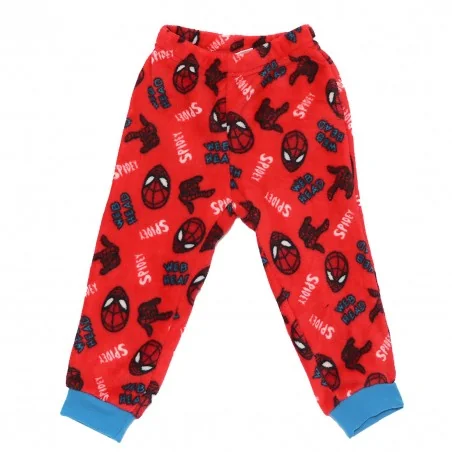 Marvel Spiderman Πιτζάμα Fleece Coral Για Αγόρια (HW2160 blue)