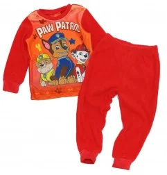 Paw Patrol Πιτζάμα Για Αγόρια Fleece (PAW 52 04 1935 W POLAR red) - Χειμωνιάτικες / εποχιακές πιτζάμες