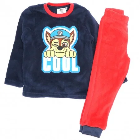 Paw Patrol Πιτζάμα Για Αγόρια Fleece Coral (VH2071 navy) - Χειμωνιάτικες / εποχιακές πιτζάμες