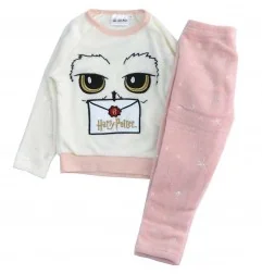 Harry Potter Παιδική Πιτζάμα Fleece coral για κορίτσια (HU2082) - Χειμωνιάτικες / εποχιακές πιτζάμες